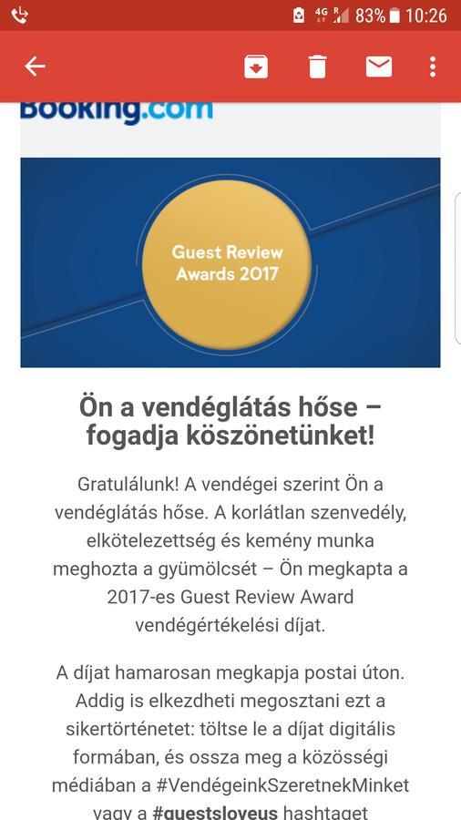 Kincses Vendeghaz 호텔 Balatongyörök 외부 사진